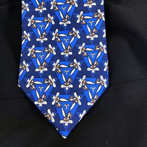Wile E Coyote neck tie 1997 100% Silk collectors